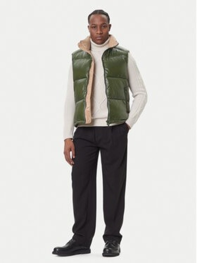 Save The Duck Kamizelka D81382U LOVE21 Zielony Regular Fit