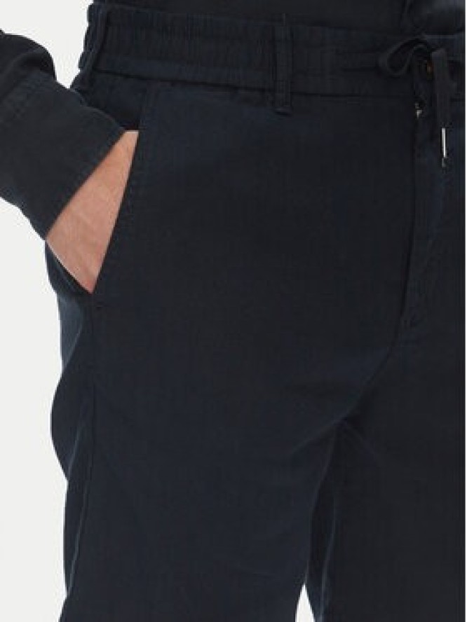 BOSS Szorty materiałowe 50536863 Granatowy Tapered Fit