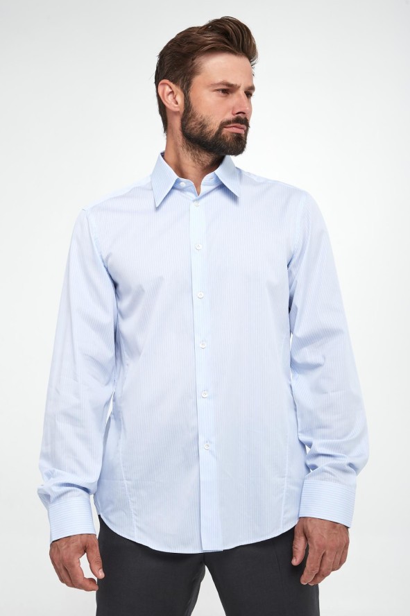 Koszula męska w paski LANVIN