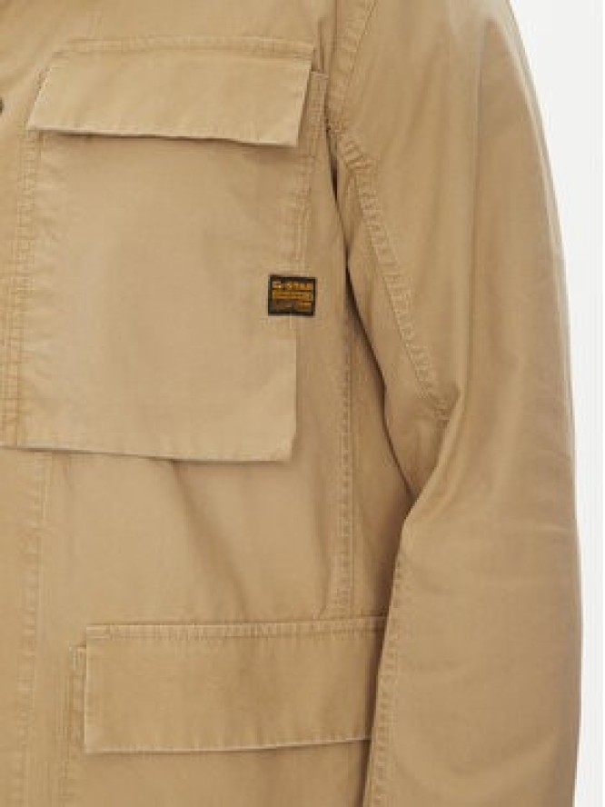 G-Star Raw Kurtka przejściowa 4 Pkt Overshirt D26429-D387 Beżowy Slim Fit