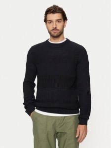 Jack & Jones Sweter Hugo 12258607 Granatowy Regular Fit