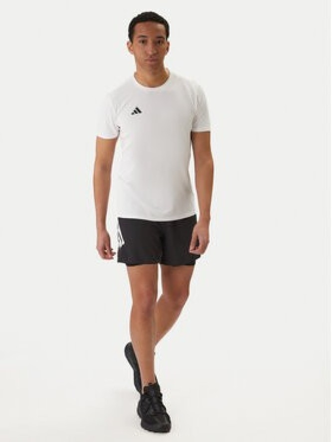 adidas Koszulka techniczna Adizero Essentials IN1157 Biały Slim Fit