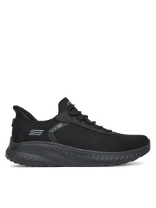 Skechers Sneakersy SLIP INS BOBS SPORT SQUAD 118303 BBK Czarny