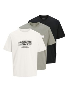Jack & Jones Komplet t-shirtów 12284772 Kolorowy Regular Fit