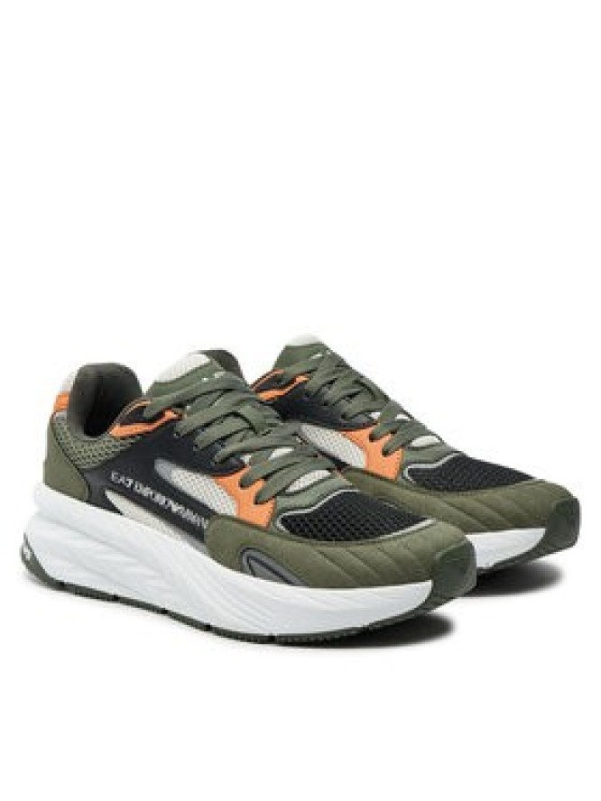 EA7 Emporio Armani Sneakersy X8X178 XK382 U035 Zielony
