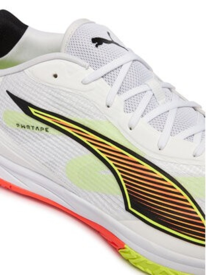 Puma Buty halowe Accelerate Turbo 4 Game On 108888 01 Biały