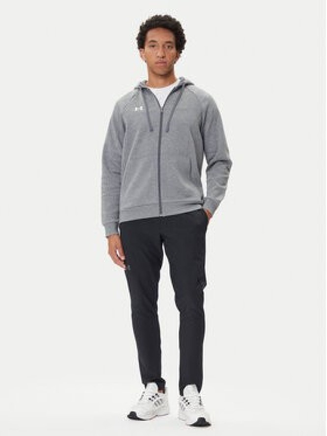 Under Armour Bluza Ua Rival 1379767 Szary Loose Fit