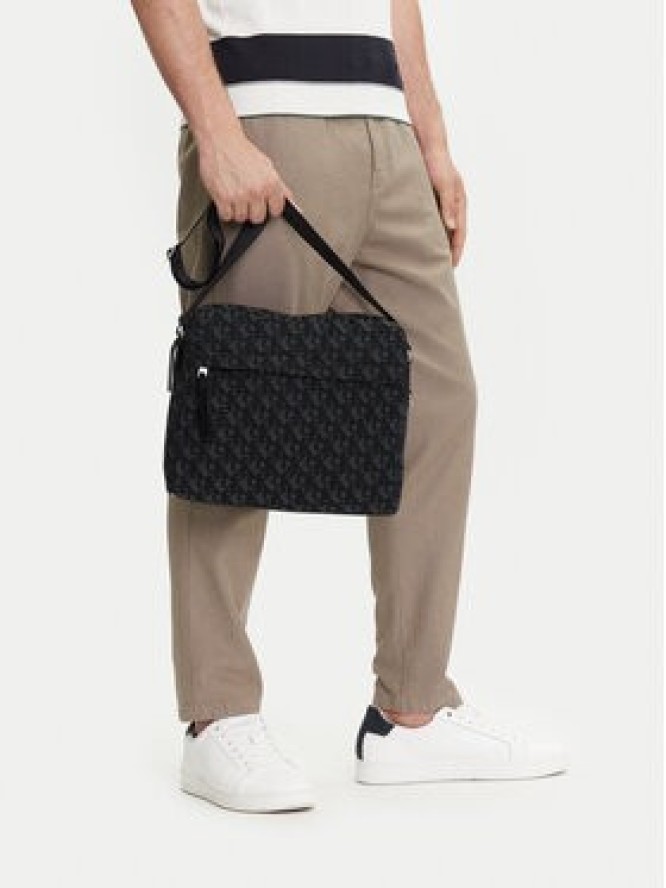 Calvin Klein Jeans Saszetka Unstructured Monogram Flight Bag LV04G3097G Czarny