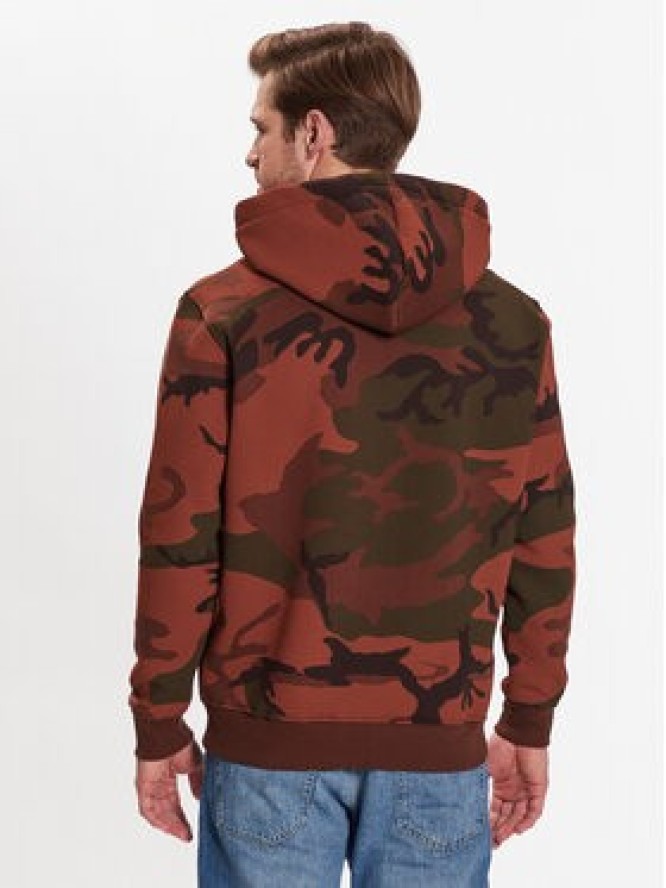 Alpha Industries Bluza Basic 178312C Brązowy Regular Fit