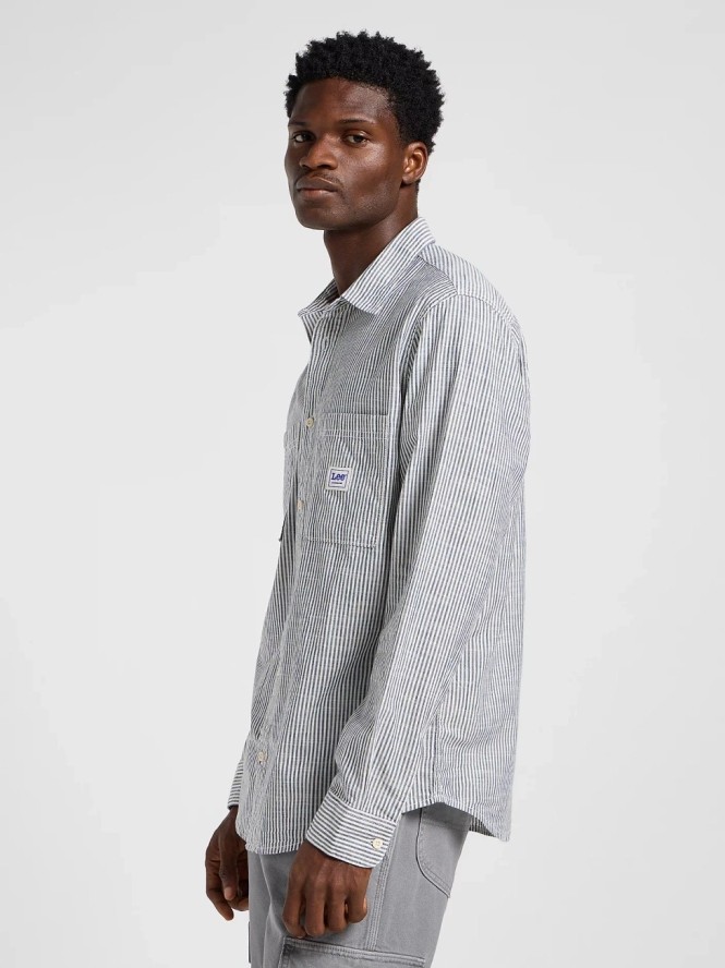 MESKA KOSZULA LEE WORKWEAR SHIRT 2.0 ECRU 112364149