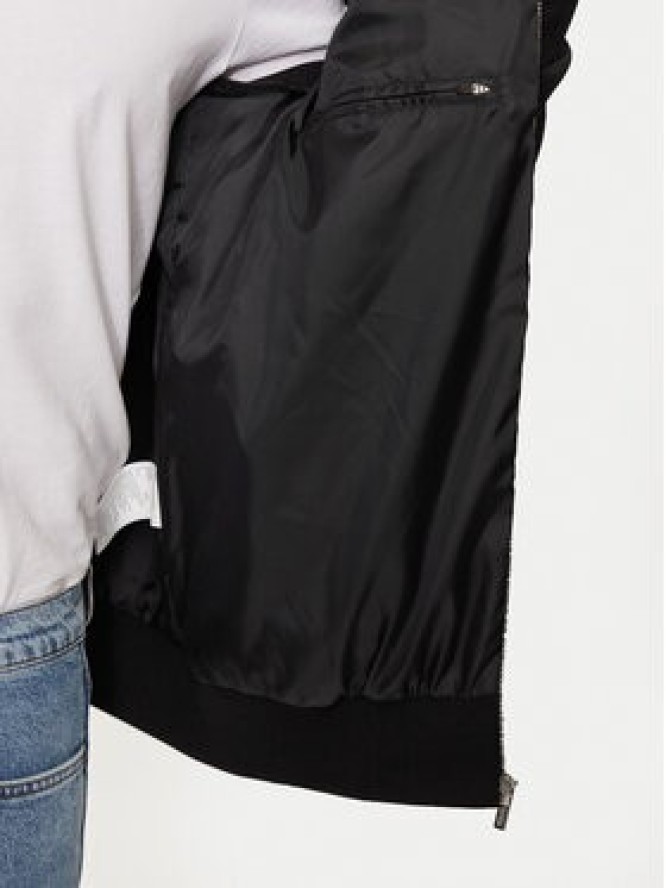 KARL LAGERFELD Kurtka bomber 505065 544565 Czarny Regular Fit