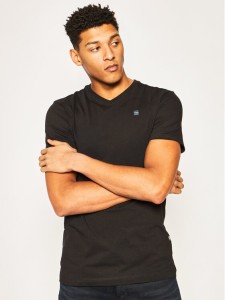 G-Star Raw T-Shirt Base-S D16412-336-6484 Czarny Regular Fit
