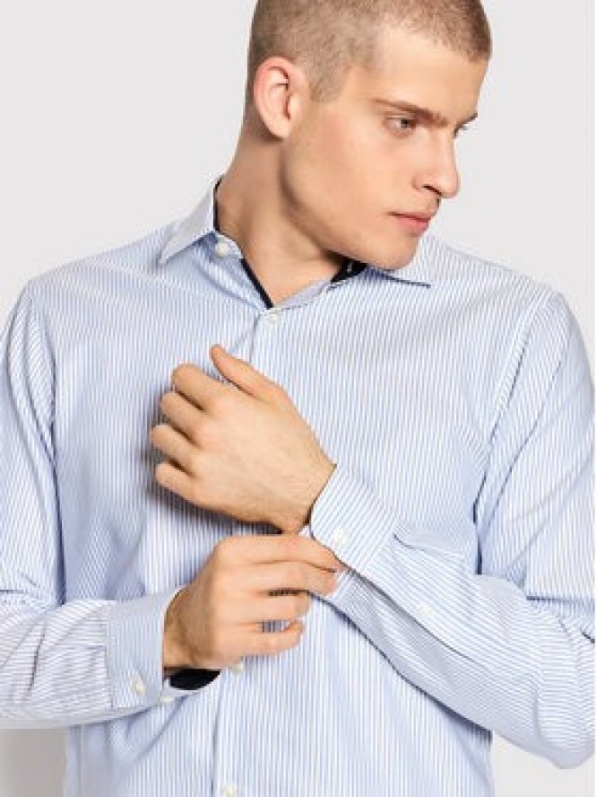 Selected Homme Koszula New Mark 16058640 Błękitny Slim Fit