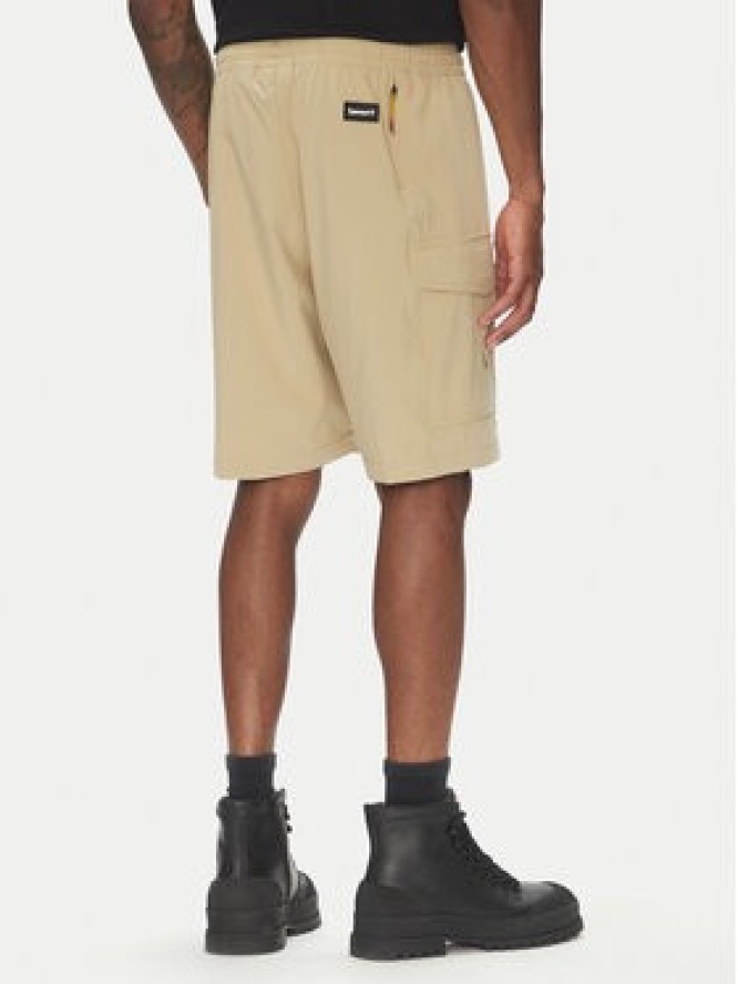 Timberland Szorty sportowe TB0A677F Beżowy Regular Fit