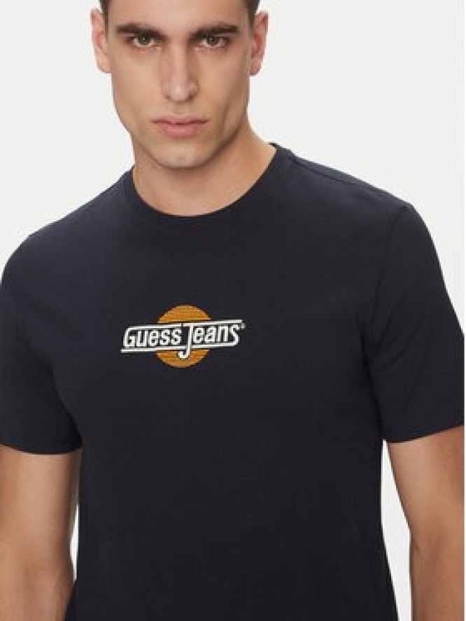 Guess Jeans T-Shirt M5GI23 K8HM0 Granatowy Slim Fit
