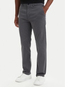 BOSS Chinosy 50534378 Szary ciemny Regular Fit