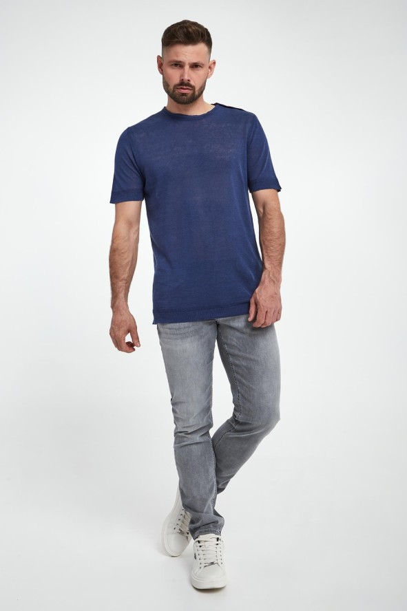 T-shirt męski lniany LIU JO