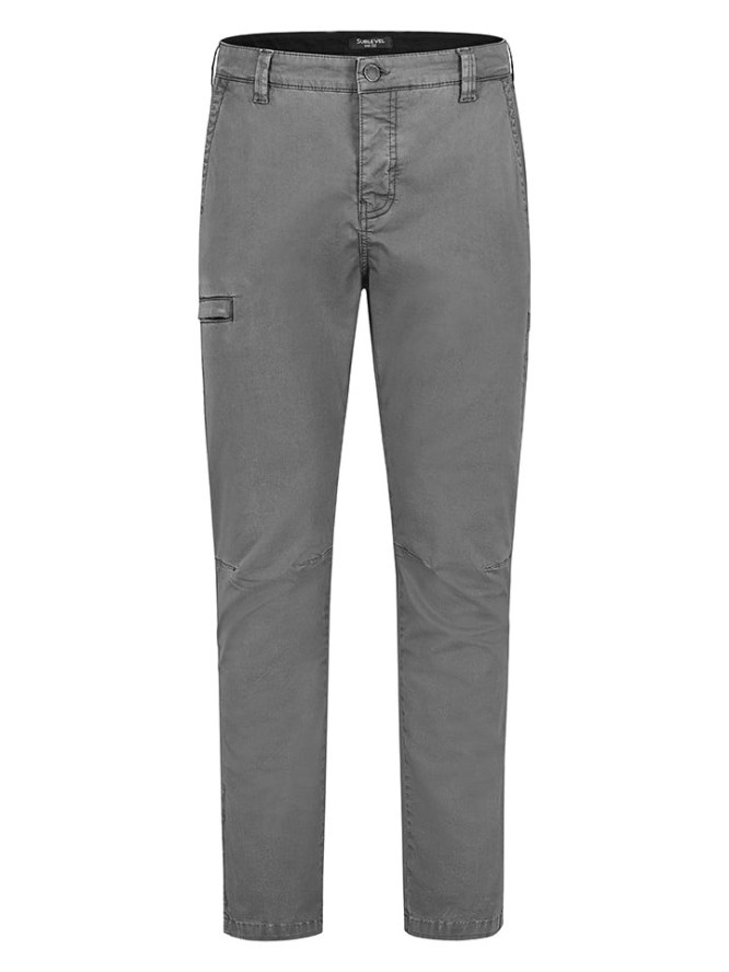 Sublevel Spodnie chino w kolorze szarym rozmiar: W30