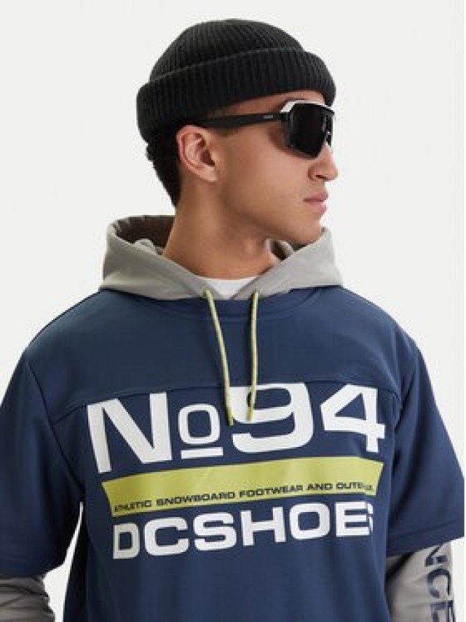 DC Shoes Bluza Dryden ADYFT03411 Niebieski Regular Fit