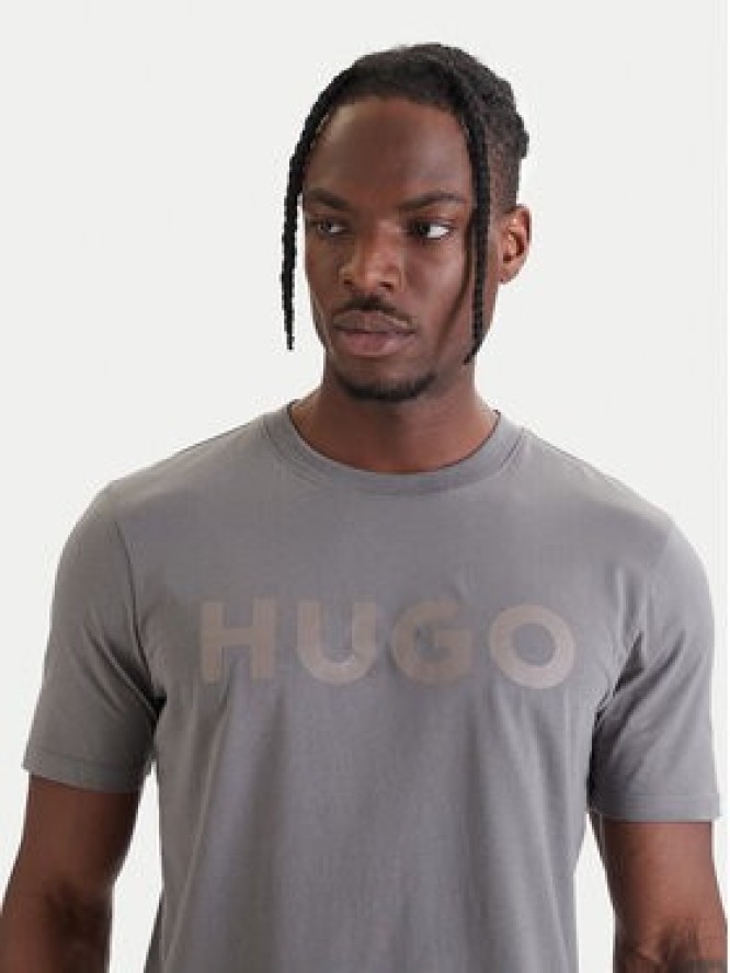 HUGO T-Shirt Dulivio 50467556 Szary Regular Fit