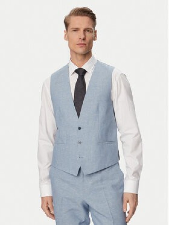 HUGO Garnitur Henry 50559672 Niebieski Slim Fit