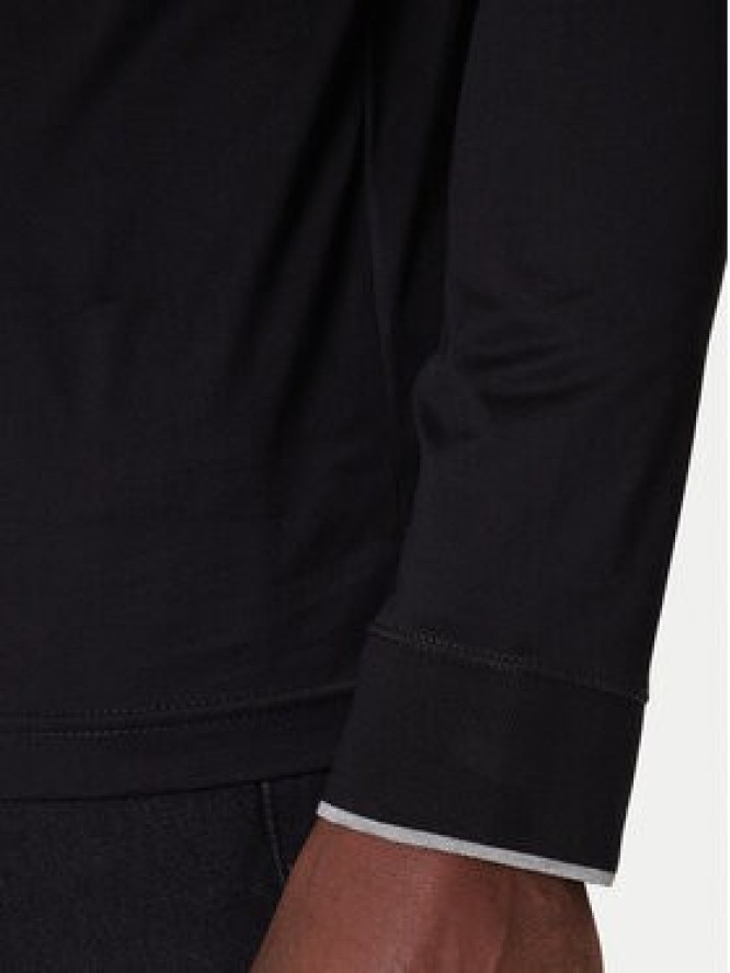 KARL LAGERFELD Longsleeve 755001 554200 Czarny Regular Fit