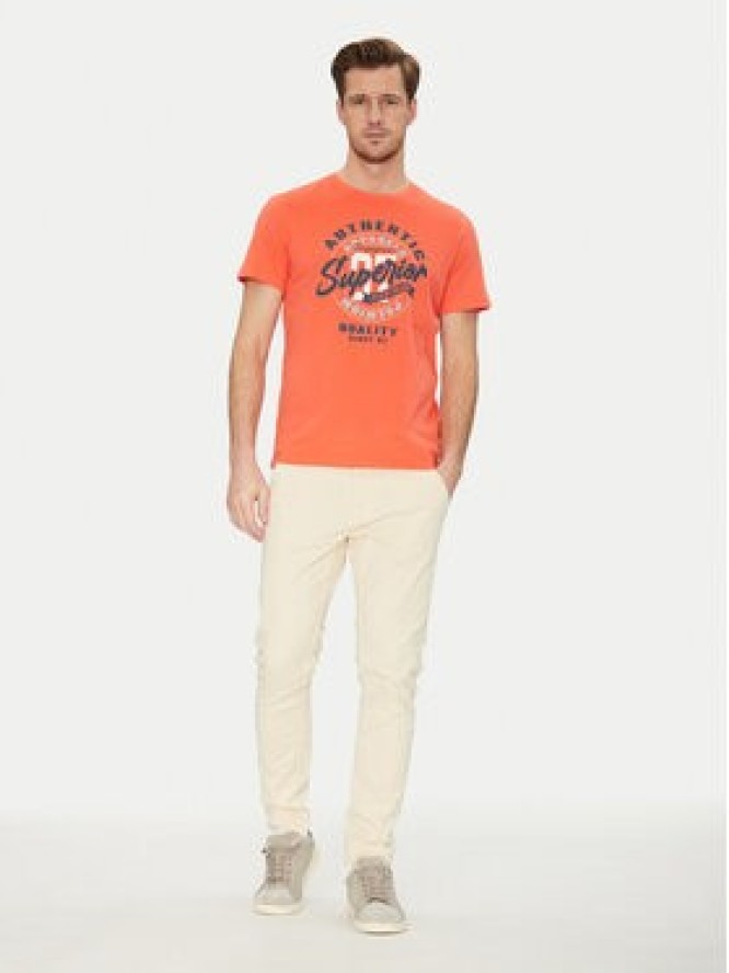 Blend T-Shirt 20717758 Pomarańczowy Regular Fit