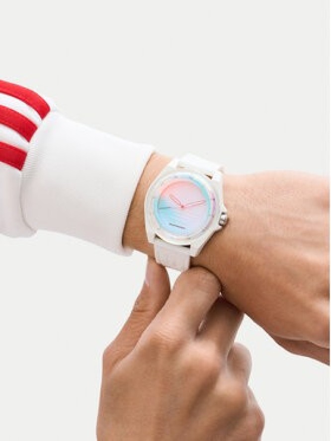 adidas Zegarek AO Street Project Four Solar AOST25532 Biały