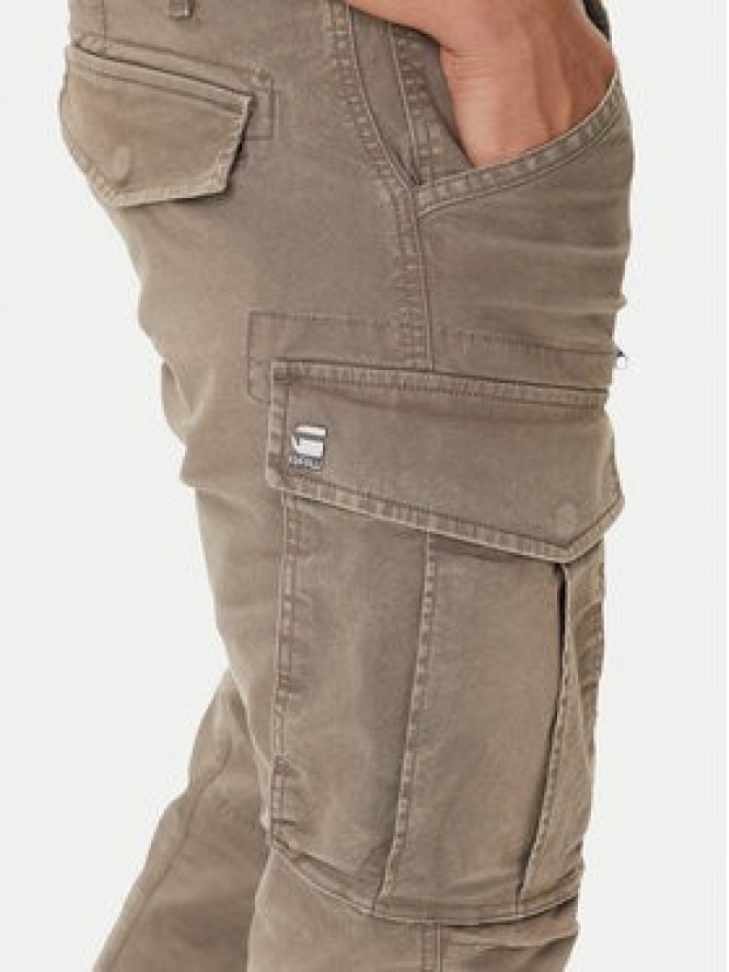 G-Star Raw Spodnie materiałowe Rovic Zip 3D D02190-E172 Beżowy Tapered Fit