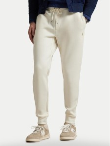 Polo Ralph Lauren Spodnie dresowe 710881518058 Écru Regular Fit