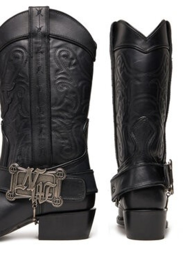 Naked Wolfe Kowbojki THE OUTLAW BOOT Czarny