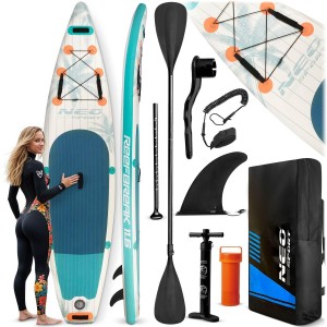 Deska SUP do pływania Neo-sport Reefbreak pompowana Stand Up Paddle 350cm zestaw