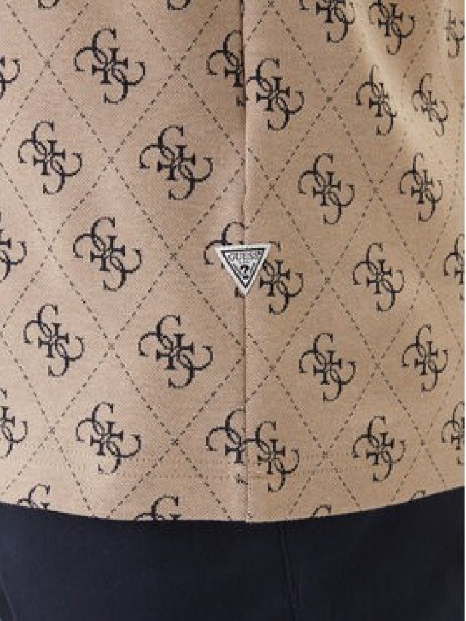 Guess T-Shirt M6GP34 K3200 Beżowy Relaxed Fit