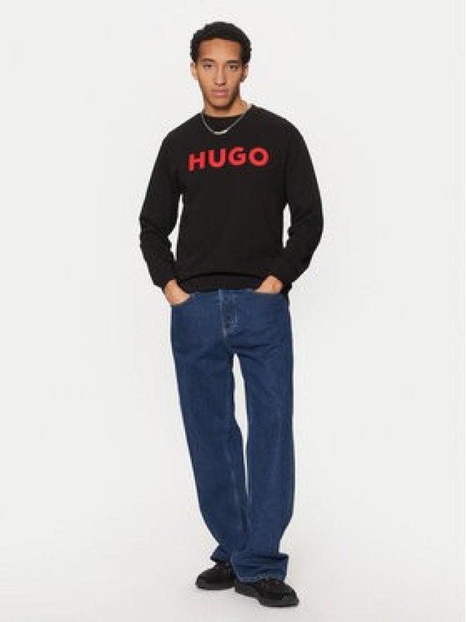 Hugo Bluza Dem 50477328 Czarny Regular Fit