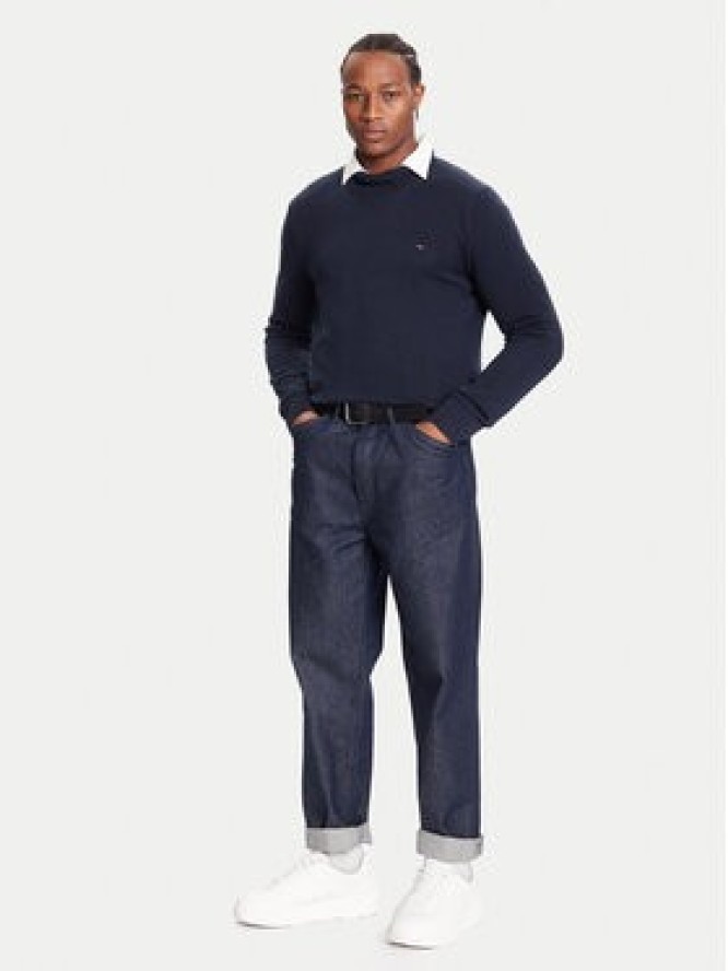 Tommy Jeans Golf DM0DM22096 Granatowy Regular Fit