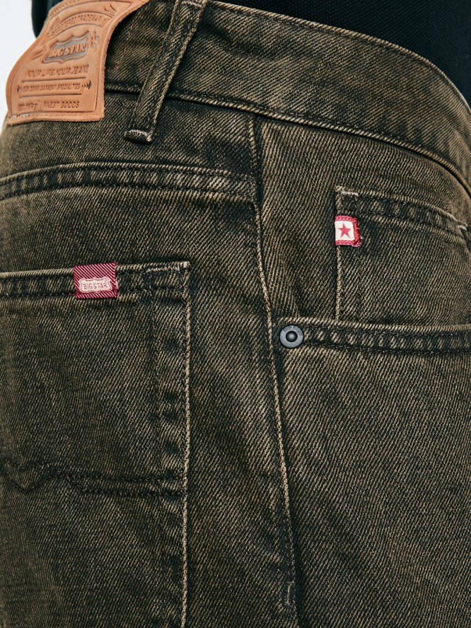 Jeansy męskie z kolekcji Authentic brązowe Ates 888