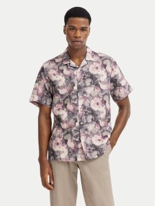 Bugatti Koszula 9253-78955C Brązowy Regular Fit