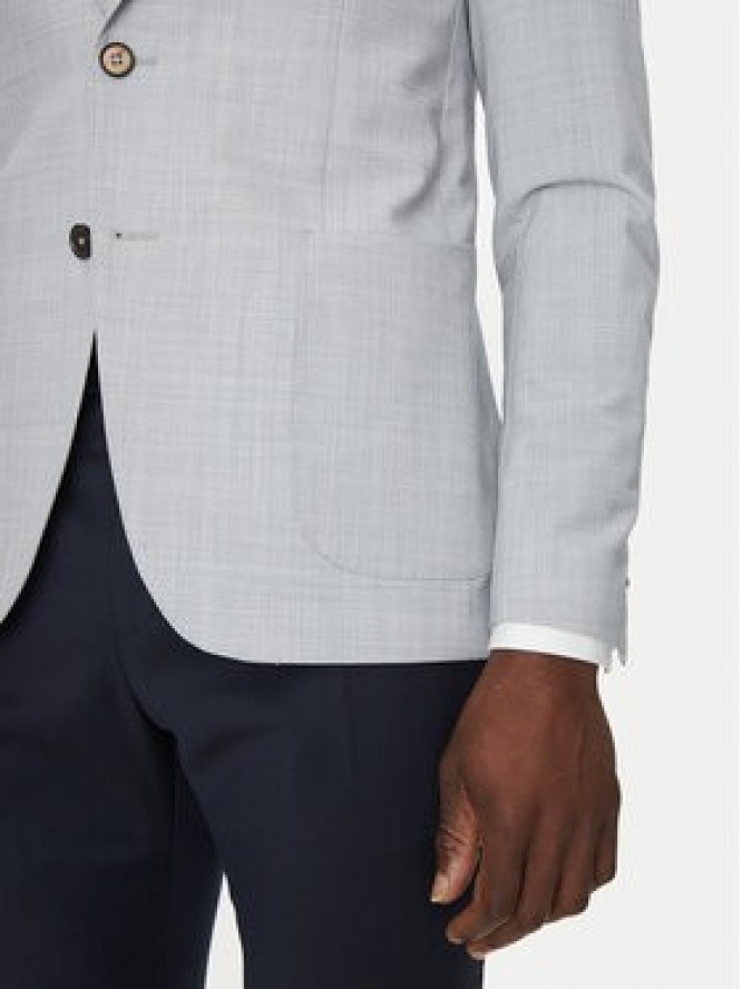 Michael Kors Marynarka MK0SB01025 Szary Slim Fit