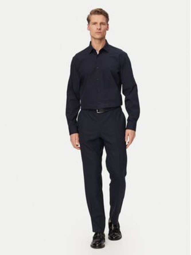HUGO Koszula Koey 50561154 Granatowy Slim Fit