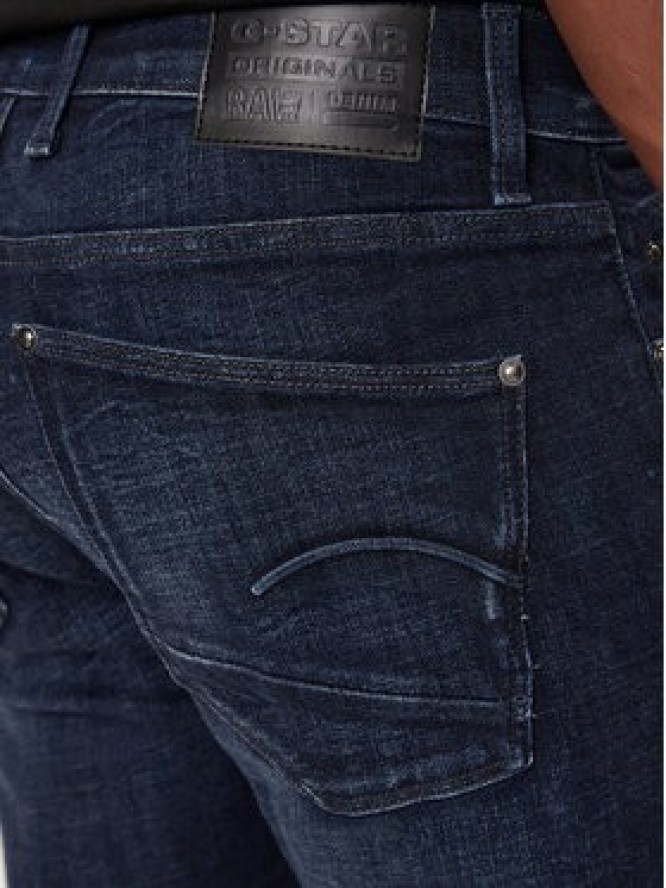 G-Star Raw Jeansy Revend FWD D20071-C051 Granatowy Skinny Fit
