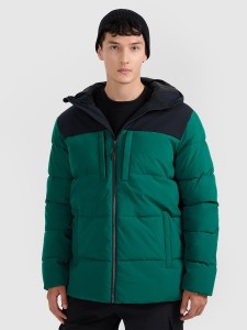 4F Kurtka puchowa z wypełnieniem syntetycznym męska - zielona S