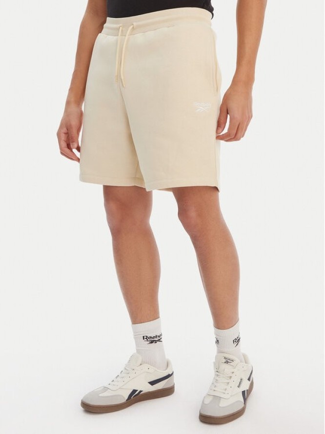 Reebok Szorty sportowe Bazunu RK25558CCM Beżowy Regular Fit