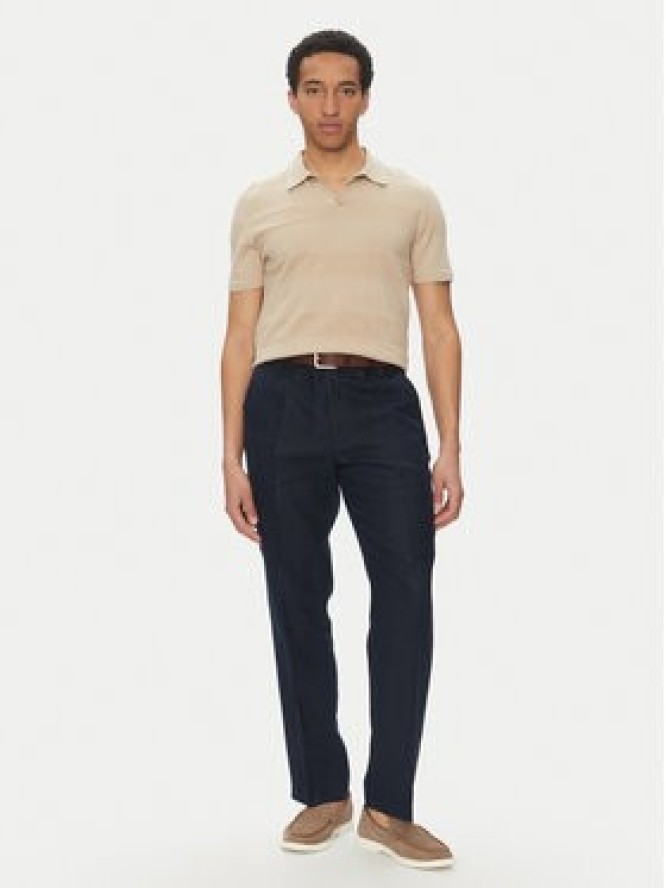 MICHAEL Michael Kors Chinosy CS5304BBEY Granatowy Straight Fit