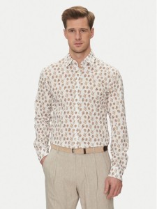 JOOP! Jeans Koszula 15 JJSH-138Hanson3 30045984 Beżowy Modern Fit