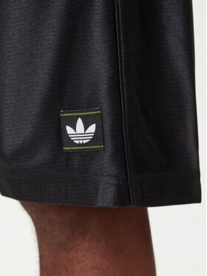 adidas Szorty sportowe Number Graphic JY2769 Czarny Loose Fit
