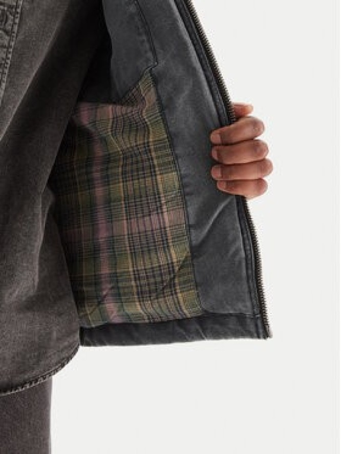 Quiksilver Kurtka jeansowa Shaper Pad EQYJK04174 Szary Regular Fit