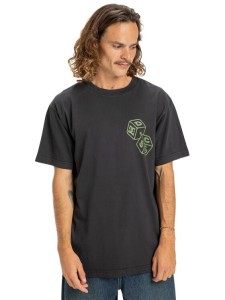 DC Shoes T-Shirt High Rollin EDYZT04367 Czarny Regular Fit
