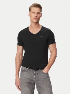 Tommy Jeans T-Shirt DM0DM04410 Czarny Regular Fit
