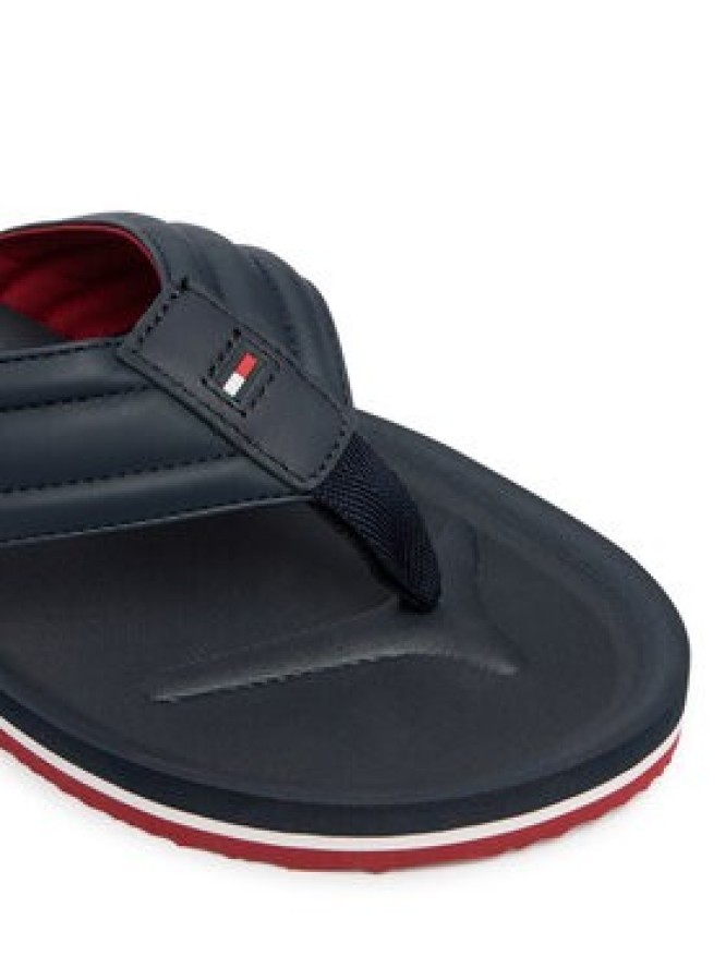 Tommy Hilfiger Japonki Hilfiger Padded Beach Sandal FM0FM05801 Granatowy