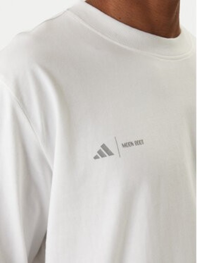 adidas Longsleeve Moon Boot JM8917 Biały Loose Fit